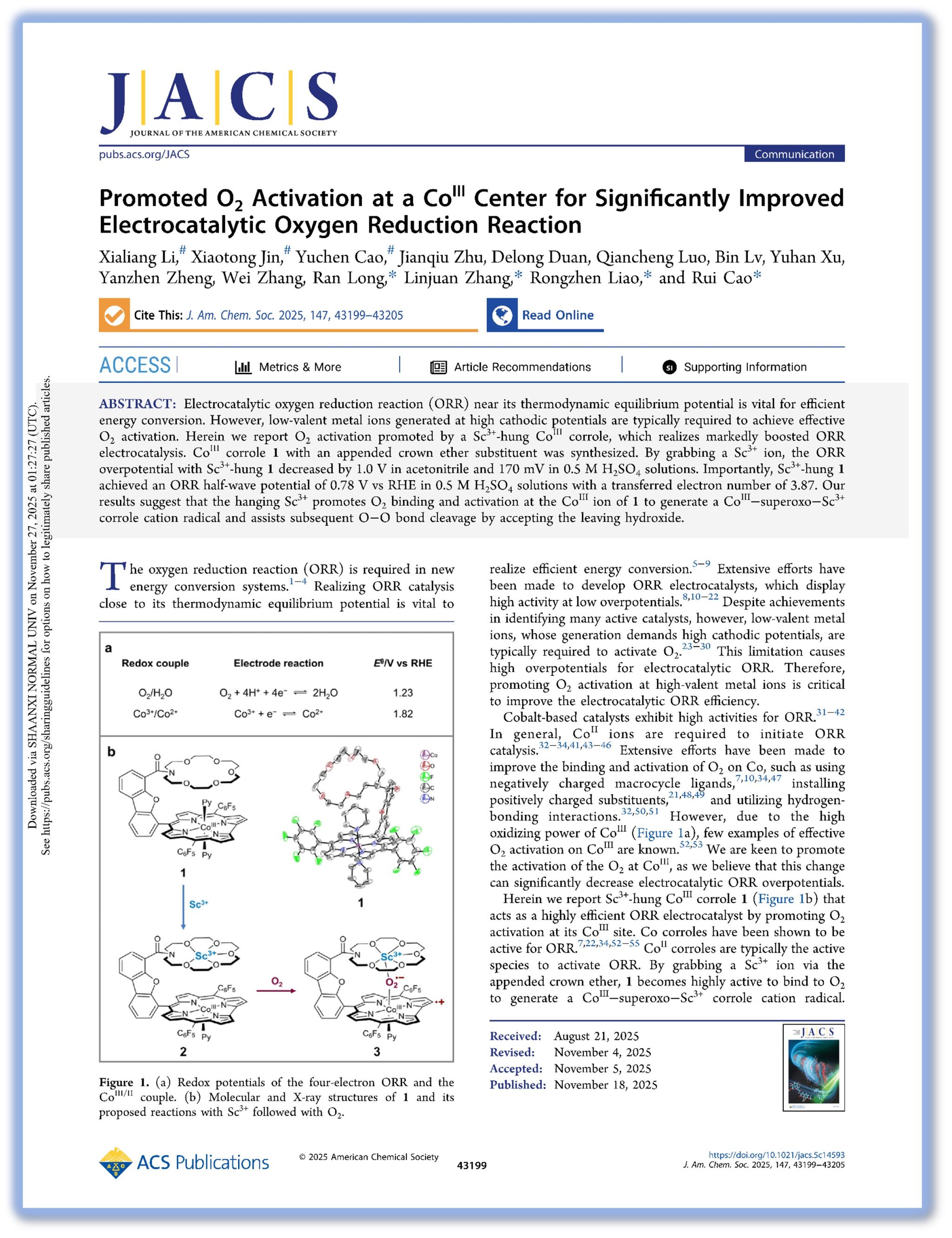 香蕉视频
在学术期刊J. Am. Chem. Soc.上发表研究成果（2025-12-11）